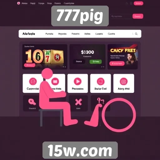 Acessibilidade e design do site 777pig